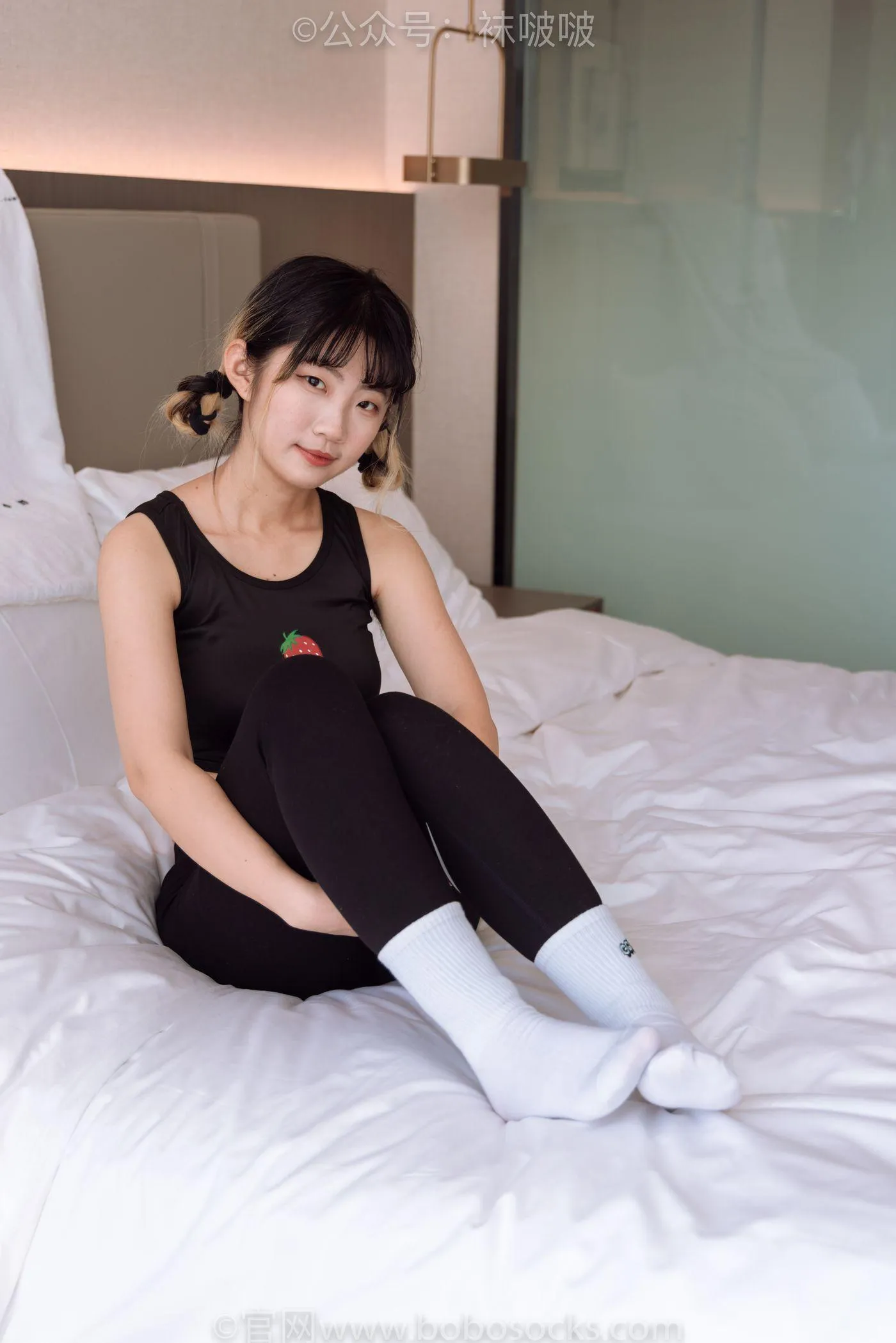 [BoBoSocks袜啵啵]NO.059 砂糖-AJ板鞋、白棉袜、裸足 [142P]插图3